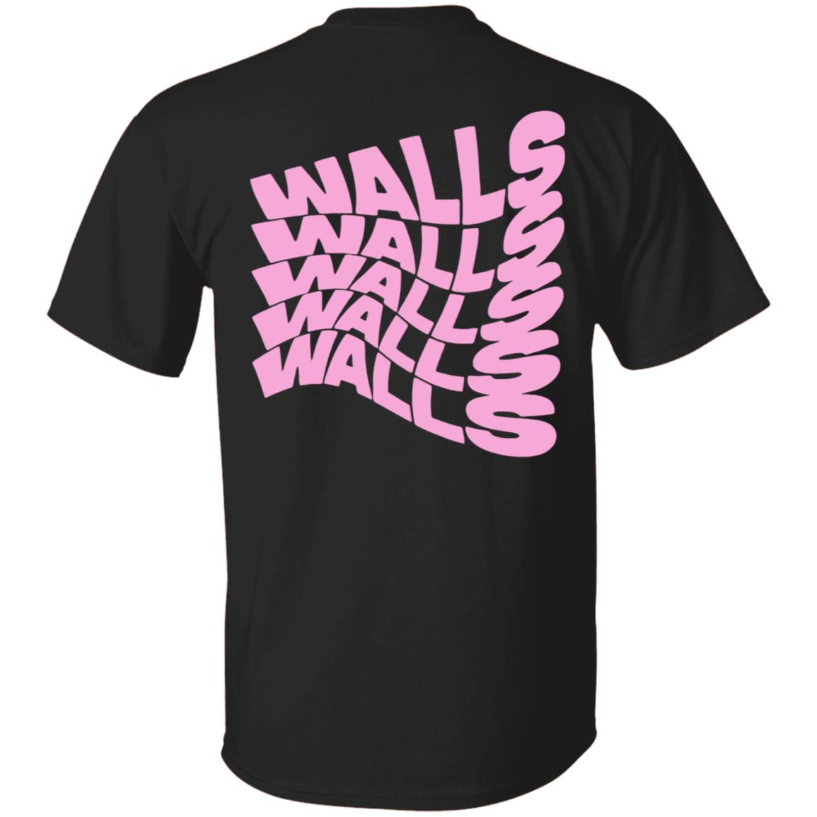 Louis Tomlinson Merch Smiley Walls Pink Print Hoodie Louis Tomlinson Merch Smiley Walls Pink Print Hoodie