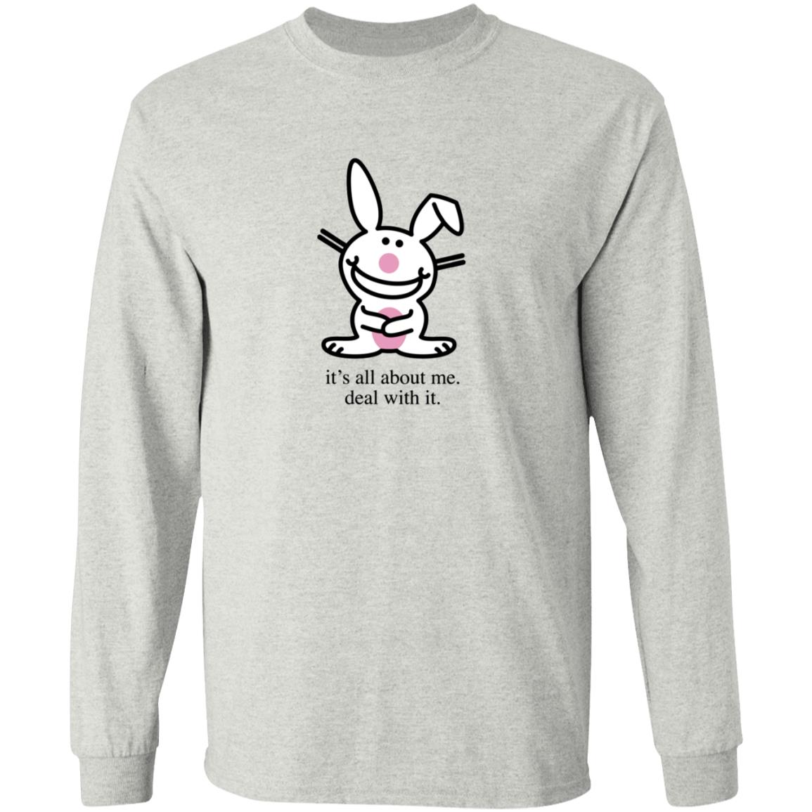 Happy Bunny Its All About Me Deal With It T Shirt Shirtnewus