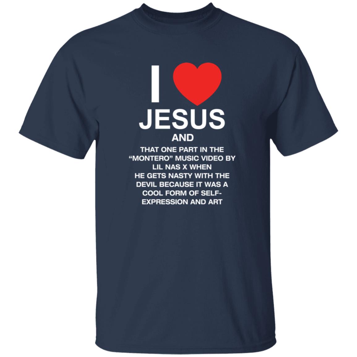Pizzaslime Store Merch I Love Jesus And Montero T Shirt Pizzaslime Store Merch I Love Jesus And Montero T Shirt