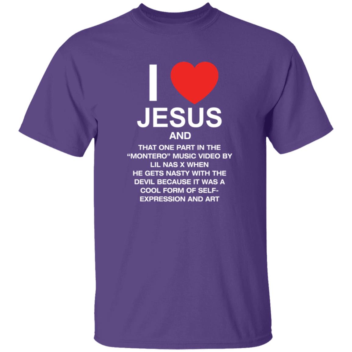 Pizzaslime Store Merch I Love Jesus And Montero T Shirt Pizzaslime Store Merch I Love Jesus And Montero T Shirt