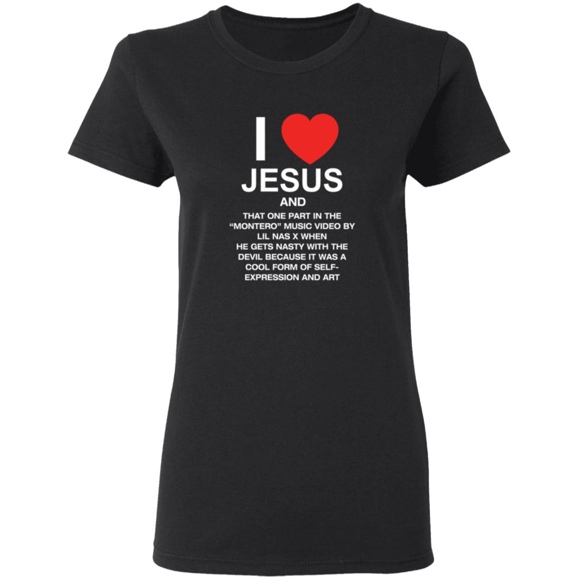 Pizzaslime Store Merch I Love Jesus And Montero T Shirt Pizzaslime Store Merch I Love Jesus And Montero T Shirt
