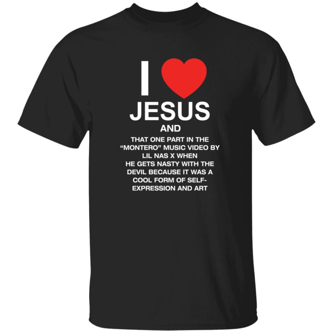 Pizzaslime Store Merch I Love Jesus And Montero T Shirt Pizzaslime Store Merch I Love Jesus And Montero T Shirt