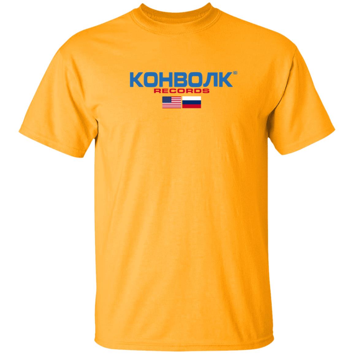 Convolk Merch Volko Sport Kohbork Records Tee Shirt white Convolk Merch Volko Sport Kohbork Records Tee Shirt white