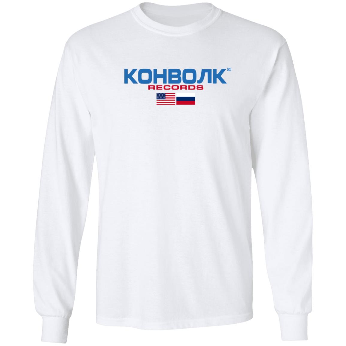 Convolk Merch Volko Sport Kohbork Records Tee Shirt white Convolk Merch Volko Sport Kohbork Records Tee Shirt white