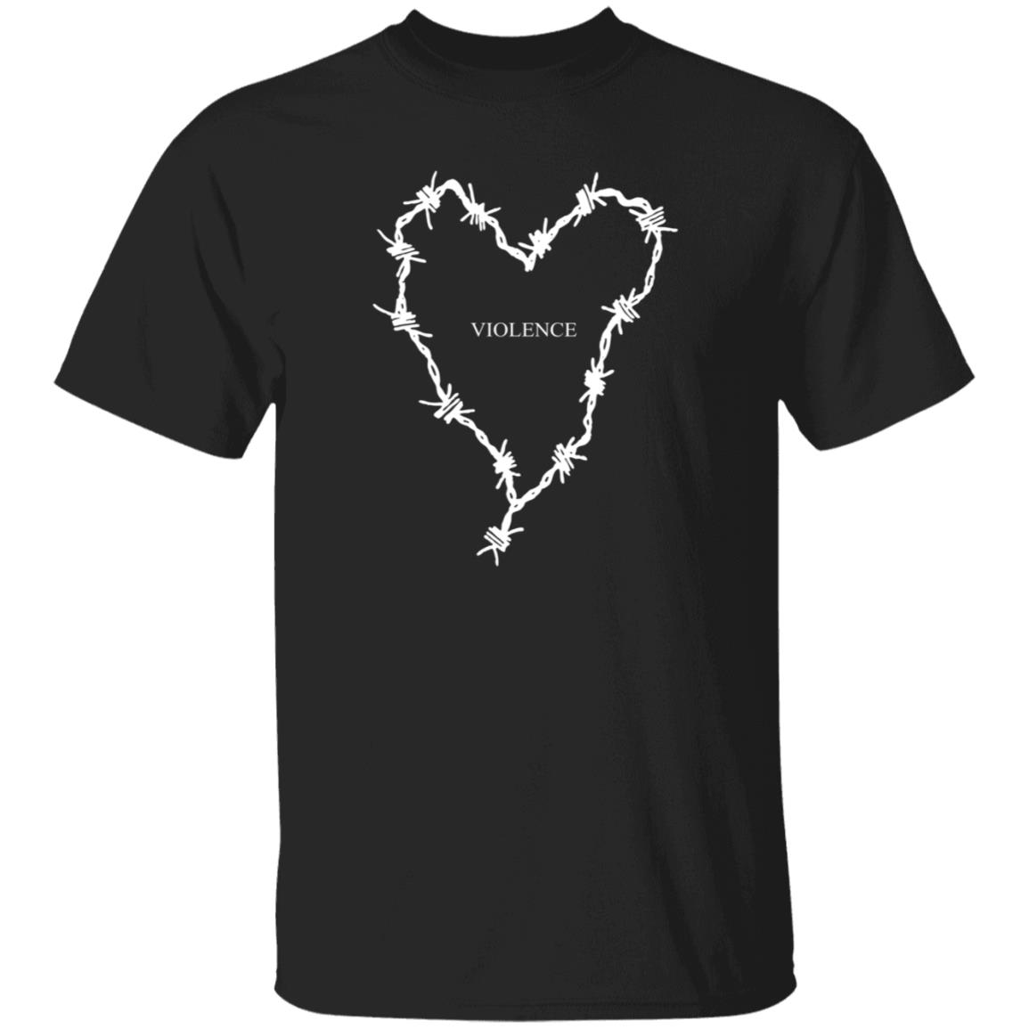 24Hundred Merch Barbed Wire Heart Shirt Frank Iero