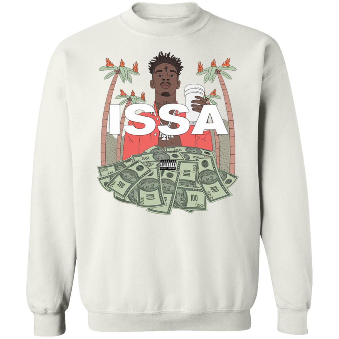 21 Savage Merch Issa White T-Shirt 21 Savage Merch Issa White T-Shirt