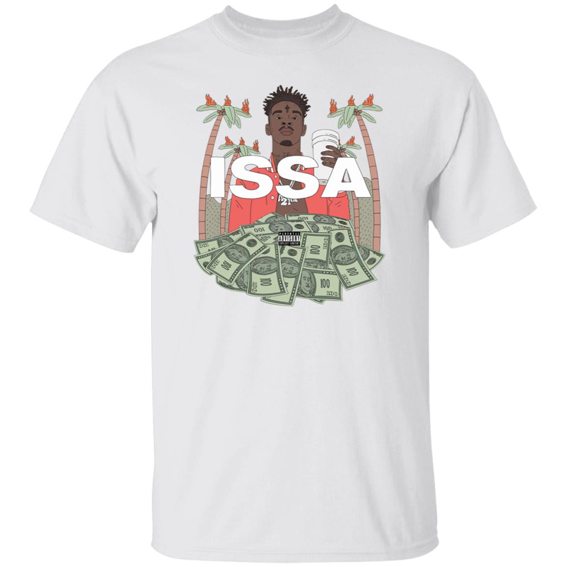 21 Savage Merch Issa White T-Shirt 21 Savage Merch Issa White T-Shirt