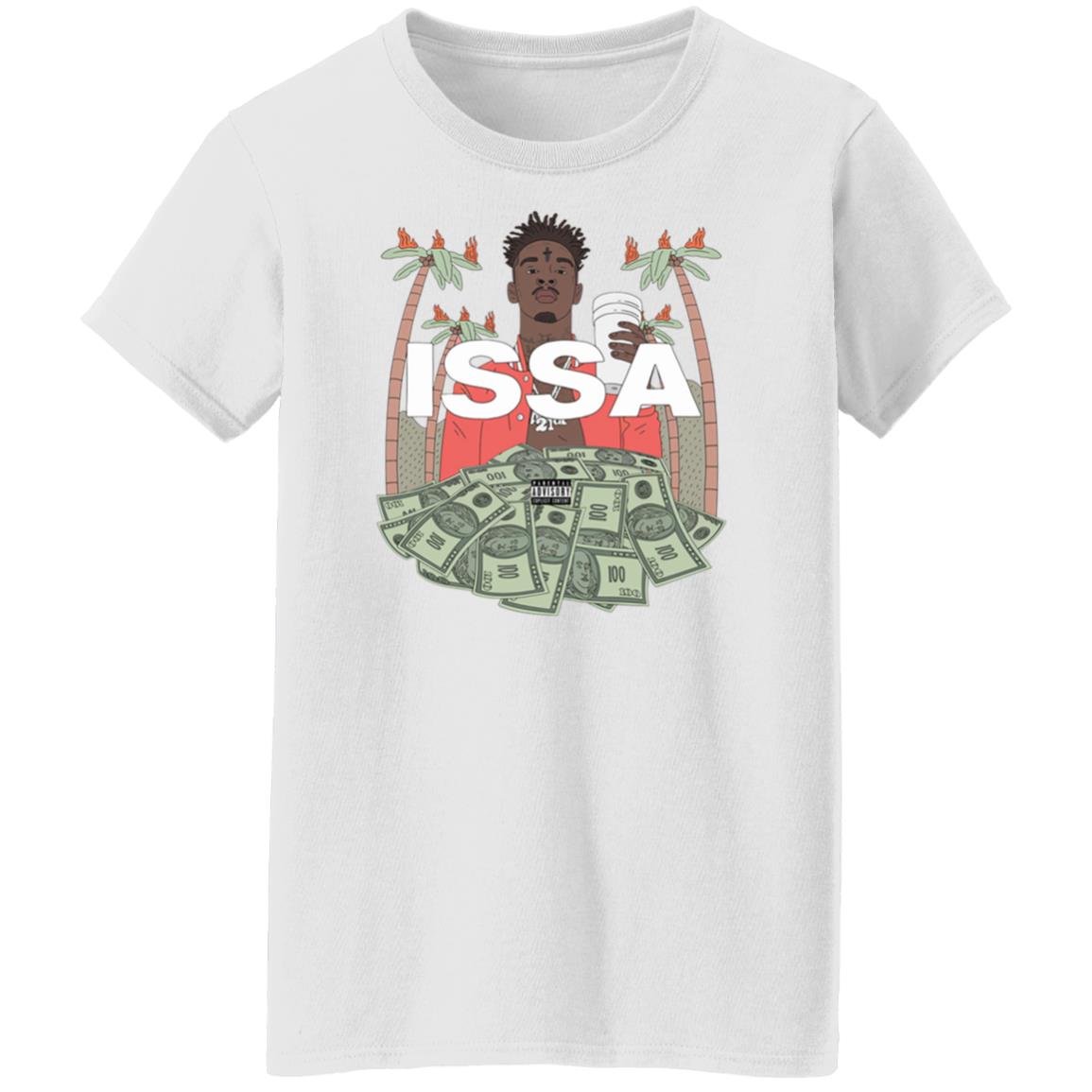 21 Savage Merch Issa White T-Shirt 21 Savage Merch Issa White T-Shirt