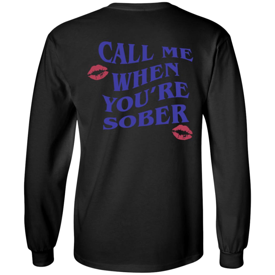 Phora Merch Call Me When You’Re Sober Puff Print Hoodie Phora Merch Call Me When You’Re Sober Puff Print Hoodie